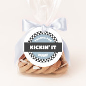 ボーイズ市松模様にススケートボードグルービー素晴らしい誕生日 フェイバータグ