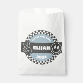 ボーイズ市松模様にススケートボードグルービー素晴らしい誕生日 フェイバーバッグ