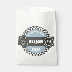 ボーイズ市松模様にススケートボードグルービー素晴らしい誕生日 フェイバーバッグ