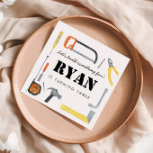 ボーイズ建築ビルダー使い捨て スタンダードカクテルナプキン