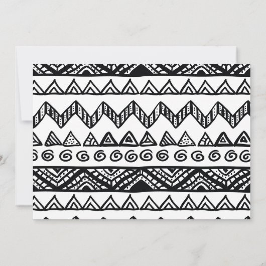 ボーイズ恐竜パーティーハット誕生日招待状 招待状 (裏面)