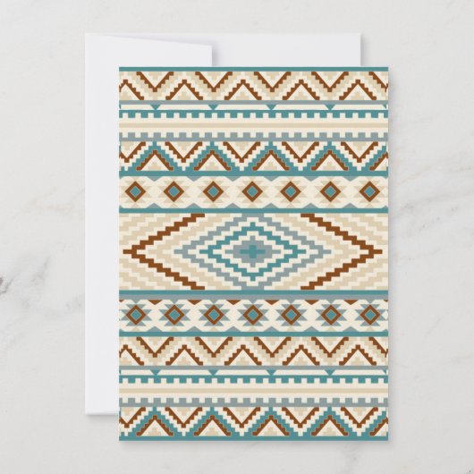 ボーイズ族のテペアステカーベイビーシャワー 招待状 (裏面)