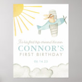 ボーイズ最初ののまわりに旅ザ・サン飛行機第1回目の歓迎 ポスター (正面)