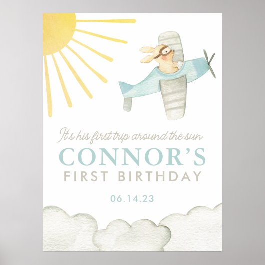 ボーイズ最初ののまわりに旅ザ・サン飛行機第1回目の歓迎 ポスター (正面)