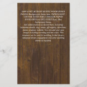 ボーイズ森林動物の森の赤ちゃんシャワー招待状 チラシ (裏面)