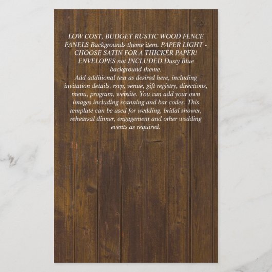 ボーイズ森林動物の森の赤ちゃんシャワー招待状 チラシ (裏面)