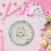 ボーイズ水彩フローラベビーベビーベイビーシャワー ペーパープレート (パーティー)