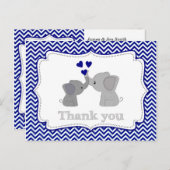 ボーイズ海軍ブルーエレファントありがとうポストカード366 ポストカード (正面/裏面)