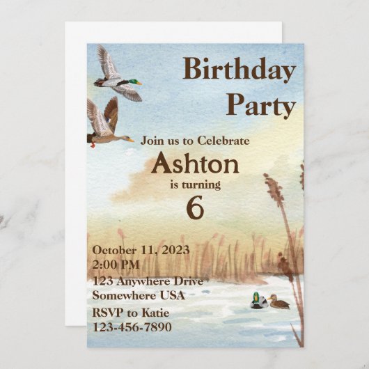 ボーイズ狩り招待状 招待状 (正面/裏面)