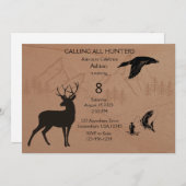 ボーイズ狩り招待状 案内状 (正面/裏面)