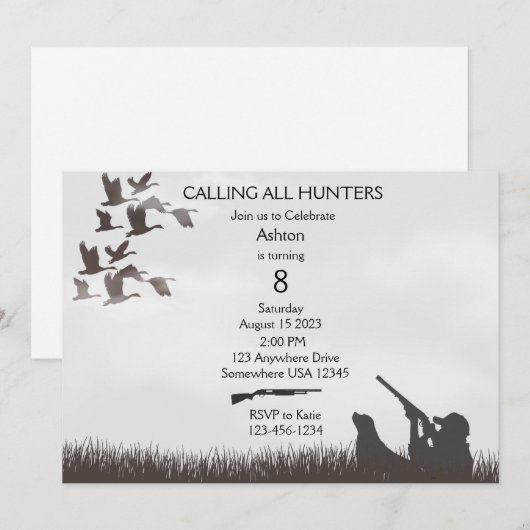 ボーイズ狩り招待状 案内状 (正面/裏面)