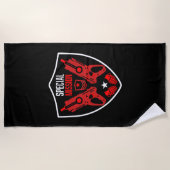 ボーイズ玩具ダーツガンバトル ビーチタオル (正面)