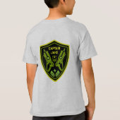 ボーイズ玩具ダーツガンバトル Tシャツ (裏面)