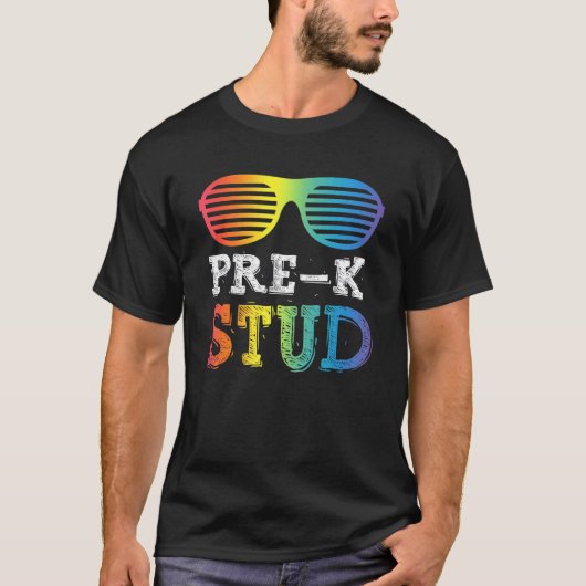 ボーイズ用プレKスタッド新学期 Tシャツ (正面)