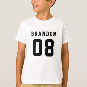 ボーイズ番号Tシャツ Tシャツ