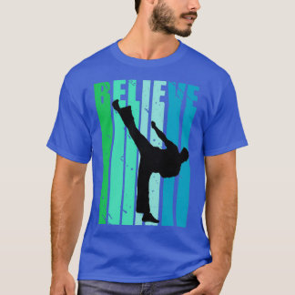 ボーイズ空手誕生日ヴィンテージ動揺してテコンド Tシャツ