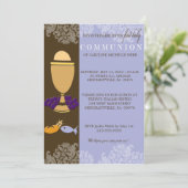 ボーイズ第1回コミュニオン招待状 招待状 (スタンド正面)