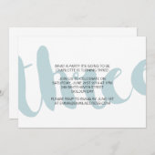 ボーイズ第3誕生日招待状 招待状 (正面/裏面)