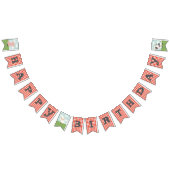 ボーイズ納屋周囲の庭ファームアニマルズ誕生日 バンティングフラッグ (全)