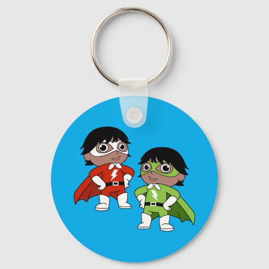 ボーイズ誕生日アクションヒーロー キーホルダー (正面)