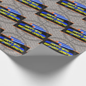 ボーイズ誕生日パーティーダーツウォーズレーザーラベルフォームデコール ラッピングペーパー (角)