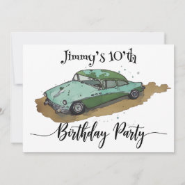 ボーイズ誕生日パーティーTwo tone sedan セーブザデート