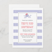 ボーイズ誕生日招待状-海賊タコス 招待状 (正面/裏面)