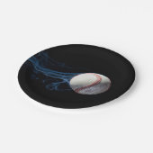 ボーイズ野球誕生日プレート ペーパープレート (アングル)