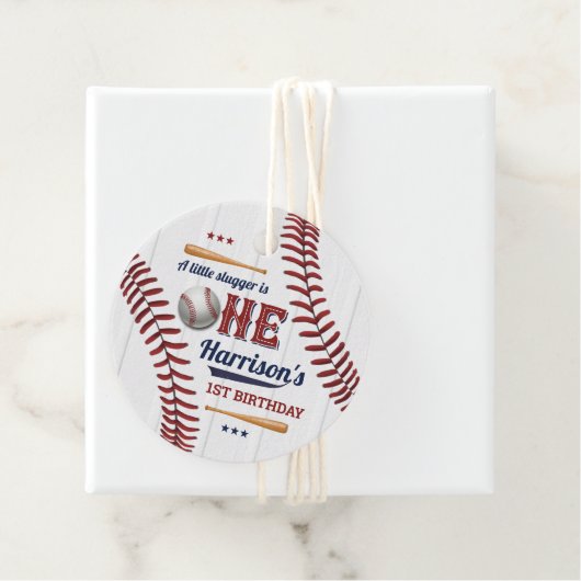 ボーイズ野球1歳の誕生日 フェイバータグ (インサイチュ)