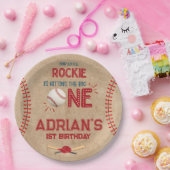 ボーイズ野球1歳の誕生日 ペーパープレート (パーティー)