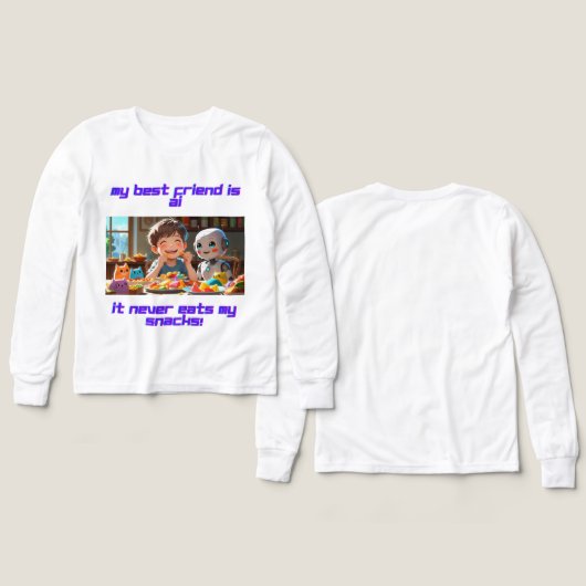 ボーイズ長袖 (デザイン 正面＆背面)