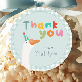 ボーイズ間抜けツグースブルーファーム2nd誕生日 ラウンドシール