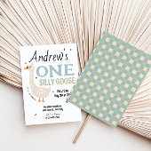 ボーイズ間抜けワンガースサマーキッズファースト誕生日 招待状