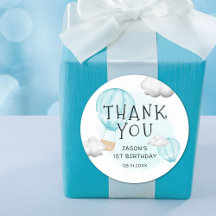 ボーイズ青熱気球1st誕生日ありがとう