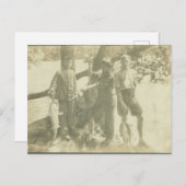 ボーイズ魚釣りザグリーンリバー ポストカード (正面/裏面)