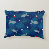 ボーイズ魚釣りブルー アクセントクッション (裏面)