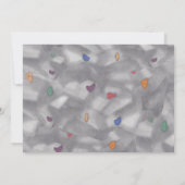 ボーイズ10代のロック登山バースデーパーティ招待状 招待状 (裏面)