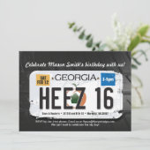 ボーイズ16誕生日ジョージアライセンス招待状 招待状 (スタンド正面)