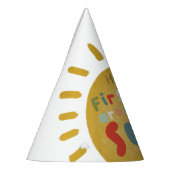 ボーイズ1stトリップザのまわりにサンサマー誕生日 パーティーハット (左)