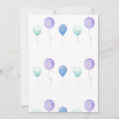 ボーイズ3rdディーノ誕生日パーティー 招待状 (裏面)