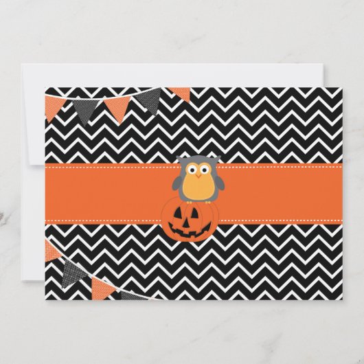 ボーイズ3rdバースデーハロウィーン誕生日招待状 招待状 (裏面)