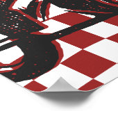 ボーイズ3rdモトクロスダートバイク誕生日 ポスター (角)