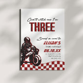 ボーイズ3rdモトクロスダートバイク誕生日 招待状