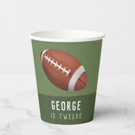 ボーイズ・アメリカンフットボール子供の誕生日 紙コップ