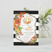 ボーイズ・アントラー・ベビーシャワー 招待状 (スタンド正面)