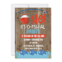 ボーイズ·イッツ·オフィッシュ·アル第1回誕生日招待状