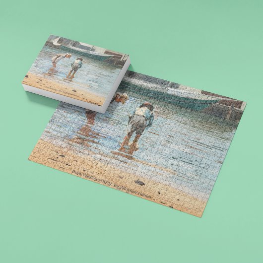 ボーイズ・ウォーディング（1873年）バイウィンスローホーマー ジグソーパズル