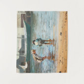 ボーイズ・ウォーディング（1873年）バイウィンスローホーマー タペストリー (正面)