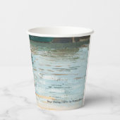 ボーイズ・ウォーディング（1873年）バイウィンスローホーマー 紙コップ (裏面)