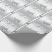 ボーイズ《キリスト教》洗礼式や命名式ギフトラッピング紙 ラッピングペーパー (角)